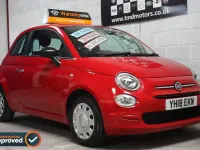 Used Fiat 500 Pop 69 HP (50 kW) 2018 Red Hatchback