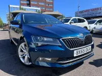 Used Skoda Superb SE L Executive 280 HP (205 kW) 2016 Blue Hatchback
