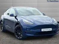 Used Tesla Model Y Long Range AWD 85 kW (116 HP) 2022 Blue SUV