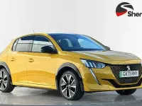 Used Peugeot e-208 GTi 100 kW (136 HP) 2021 Yellow Hatchback