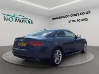Used Audi A5 S-Line 177 HP (130 kW) 2014 Blue Coupe