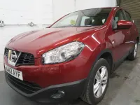 Used Nissan Qashqai Acenta 110 HP (80 kW) 2012 Red SUV