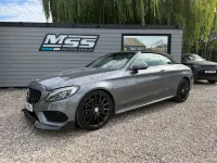 Used Mercedes C250 AMG line 201 HP (147 kW) 2017 Grey Cabriolet