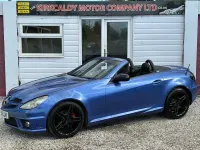Used Mercedes SLK280 2009 Blue Cabriolet