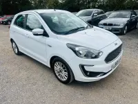 Used Ford Ka Plus Zetec 85 HP (62 kW) 2018 White Hatchback