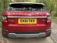 Used Land Rover Range Rover evoque Prestige 190 HP (139 kW) 2011 Red Coupe