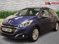 Used Peugeot 208 Allure 80 HP (58 kW) 2017 Blue Hatchback