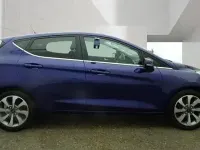 Used Ford Fiesta Titanium 2018 Blue Hatchback