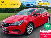 Used Vauxhall Astra 125 HP (91 kW) 2015 Red Hatchback
