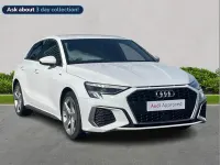 Used Audi A3 S-Line 147 HP (108 kW) 2023 White Sedan