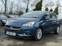 Used Vauxhall Corsa 90 HP (66 kW) 2016 Blue Hatchback