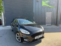 Begagnad Ford Fiesta ST-Line 125 HK (91 kW) 2018 Svart Halvkombi