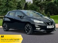 Used Nissan Micra Acenta 90 HP (66 kW) 2021 Black Hatchback