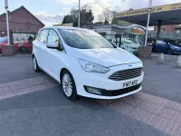 Used Ford Grand C-Max Titanium 125 HP (91 kW) 2017 White MPV