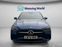 Used Mercedes C300e AMG line 313 HP (230 kW) 2022 Blue Sedan