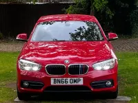 Used BMW 118 Sport Line 136 HP (100 kW) 2016 Red Hatchback