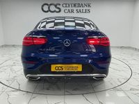 Begagnad Mercedes GLC220 AMG line 170 HK (125 kW) 2018 Blå Sportkupé