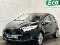 Used Ford Fiesta Titanium 100 HP (73 kW) 2016 Black Hatchback