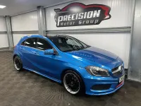 Used Mercedes A250 AMG 2014 Blue Hatchback