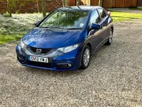 Used Honda Civic ES 142 HP (104 kW) 2012 Blue Hatchback