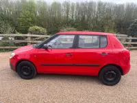 Gebraucht Skoda Fabia 2009 Rot Kleinwagen