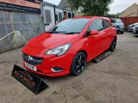 Used Vauxhall Corsa SRi 90 HP (66 kW) 2015 Red Hatchback