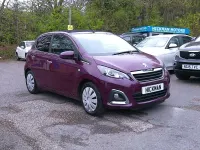 Used Peugeot 108 Allure 82 HP (60 kW) 2014 Mauve/purple Hatchback
