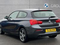 Used BMW 118 Sport Line 136 HP (100 kW) 2018 Mineral grey Hatchback