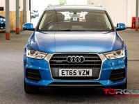 Begagnad Audi Q3 Design 150 HK (110 kW) 2016 Blå SUV