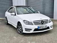 Used Mercedes C250 AMG 2014 White Sedan