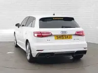 Used Audi A3 S-Line 116 HP (85 kW) 2019 White Sedan