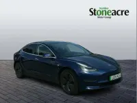 Used Tesla Model 3 Standard Range 239 kW (325 HP) 2019 Blue Sedan