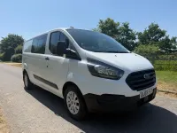 Used Ford Transit Custom 130 HP (95 kW) 2019 White Van