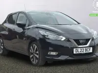 Used Nissan Micra Tekna 92 HP (67 kW) 2022 Black Hatchback