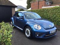 Used VW Beetle Design 105 HP (77 kW) 2017 Blue Hatchback