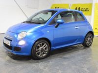 used Fiat 500 1.2 S 3d 69 BHP. ?35 TAX-8 SERVICES INC CAMBELT CHANGE-PERFECT 1ST CAR Hatchback