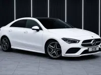 Used Mercedes CLA220 AMG line 190 HP (139 kW) 2019 White Coupe
