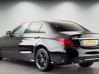 Used Mercedes C200 AMG line 184 HP (135 kW) 2018 Obsidian black Sedan