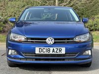 Begagnad VW Polo SEL 115 HK (84 kW) 2018 Blå Halvkombi