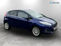 Used Ford Fiesta Titanium 125 HP (91 kW) 2014 Blue Hatchback