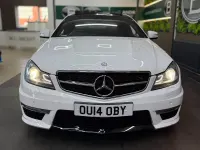 Used Mercedes C63 AMG AMG 2014 White Coupe