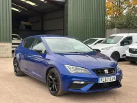 Begagnad Seat Leon FR 125 HK (91 kW) 2018 Blå Halvkombi