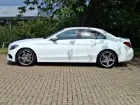 Used Mercedes C200 AMG line 136 HP (100 kW) 2016 White Sedan