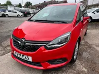 Used Vauxhall Zafira 2018 Red MPV