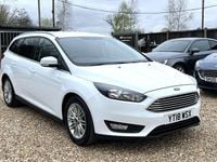 Used Ford Focus Zetec 120 HP (88 kW) 2018 White Estate