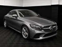 Używany Mercedes C220 AMG Line Premium 2019 Szary Coupe