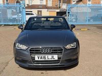 Usado Audi A3 Cabriolet Design 150 HP (110 kW) 2016 Cinzento Cabrios