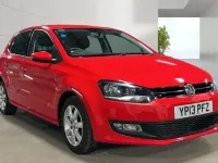 Used VW Polo Match 60 HP (44 kW) 2013 Red Hatchback