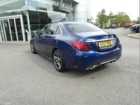 Used Mercedes C200 AMG line 180 HP (132 kW) 2021 Blue Sedan
