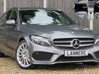 Used Mercedes C200 AMG line 136 HP (100 kW) 2017 Selenite grey Estate